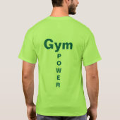 Gym T-shirt Katoen bedrukte artikelen (Achterkant)