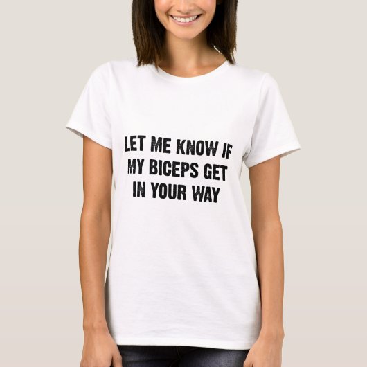 Gym T Shirten - Biceps T-shirt (Voorkant)