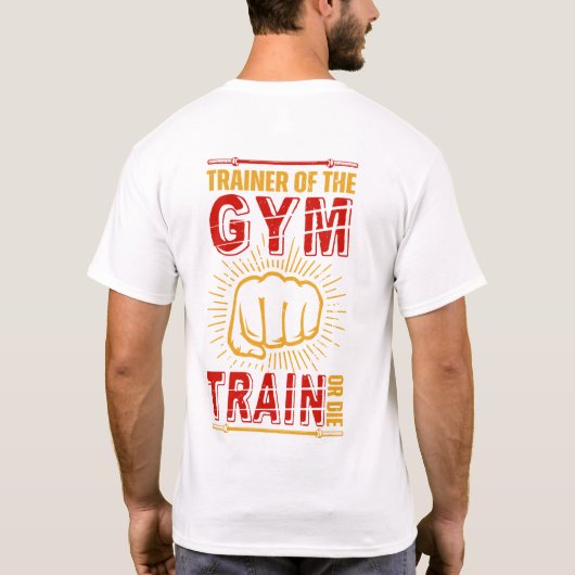 Gym t t-shirt (Achterkant)