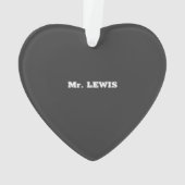 Gym Teacher Appreciation Day Balls, Geweldige Ornament (achterkant)