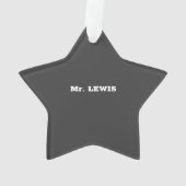 Gym Teacher Appreciation Day Balls, Geweldige Ornament (achterkant)