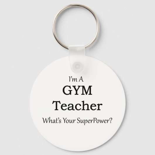 Gym Teacher Sleutelhanger (Voorkant)