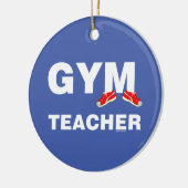Gym Teacher Sneakers Keramisch Ornament (Links)