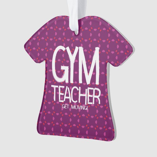 Gym Teacher Verplaatsen Ornament (voorkant)