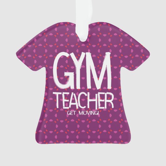 Gym Teacher Verplaatsen Ornament (voorkant)