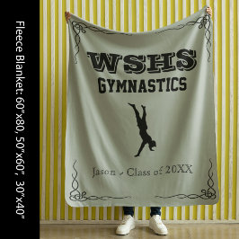 Gym Team Fleece Med Blanket Black Text voor jongen
