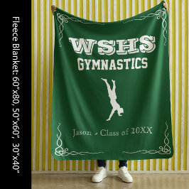 Gym Team Fleece Med Blanket White Text voor jongen