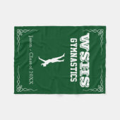 Gym Team Fleece Sm Blanket White Text voor jongens (Voorkant (Horizontaal))