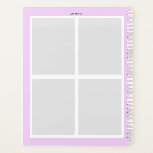 Gym Theme Daily Planner- HAMbWG Planner (Achterkant)