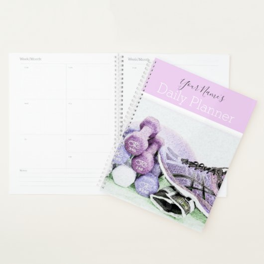 Gym Theme Daily Planner- HAMbWG Planner (Display)