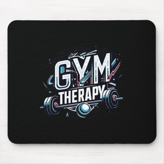 Gym Therapie Sessie - Bodybuilding Fitness Lifter Muismat (Voorkant)