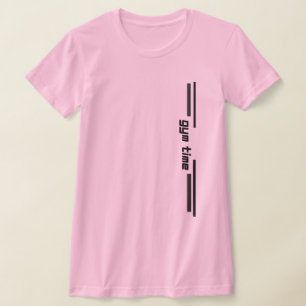 Gym Tijd – Minimaal Vrouwen Fitness Workout T-shirt