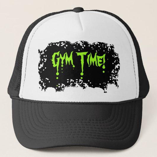 Gym Time Trucker Hat Pet (Voorkant)