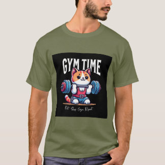 "Gym Time: zweet, glimlach, herhaal T-shirt" T-shirt