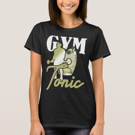 Gym Tonic Gewichtheffen Workout T-shirt (Voorkant)