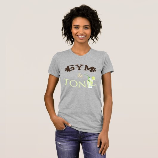 Gym & Tonic T-shirt (Voorkant volledig)