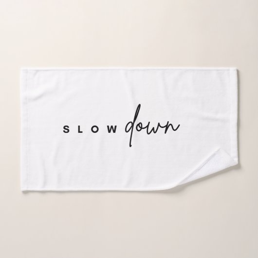 Gym Towel - Langzaam het naar beneden Handdoek (Handdoek)