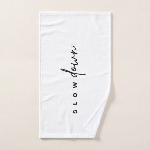 Gym Towel - Langzaam het naar beneden Handdoek