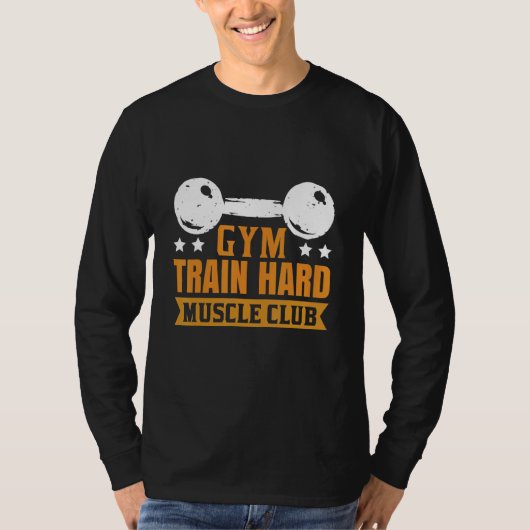 Gym Train Hard Museum T-shirt (Voorkant)
