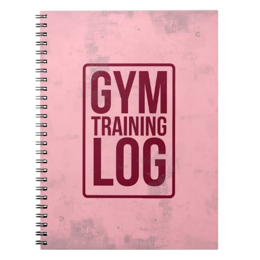 Gym Training Log Notitieboek (Voorkant)