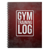 Gym Training Log Notitieboek (Voorkant)