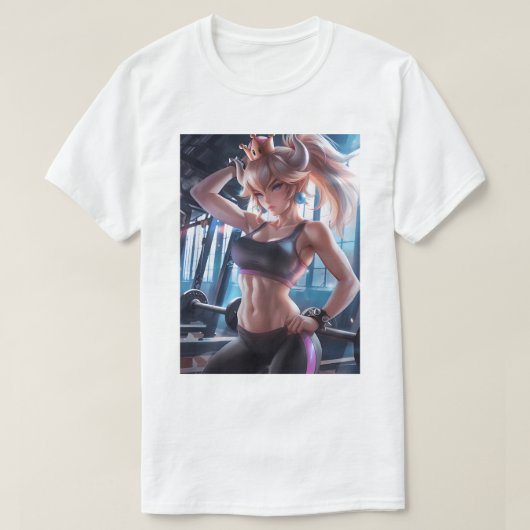 Gym Turtle Queen 46 T-shirt (Design voorkant)