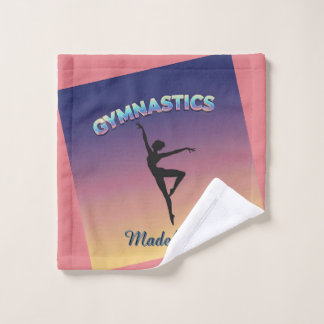 Gym Twist Holographic Gymnastics Sunset Custom Washandje