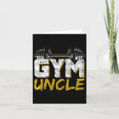 Gym Uncle Black Workout Kaart (Voorkant)