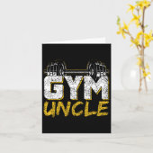 Gym Uncle Black Workout Kaart (Gele Bloem)
