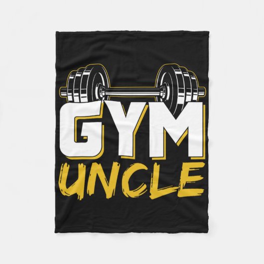 Gym Uncle Fleece Deken (Voorkant)