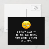 Gym vandaag briefkaart (Voorkant / Achterkant)