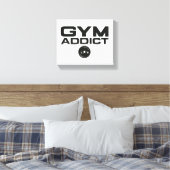 Gym verslaafde canvas afdruk (Insitu (Slaapkamer))
