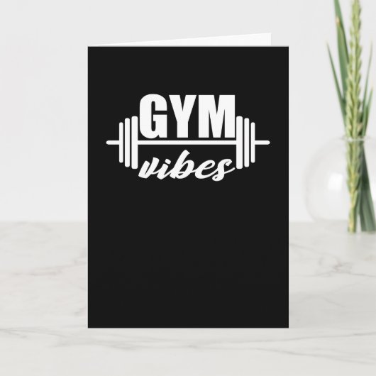 Gym Vibes Kaart (Voorkant)