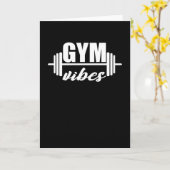 Gym Vibes Kaart (Gele Bloem)