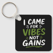 Gym Vibes Zwart Sleutelhanger (Voorkant)