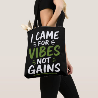Gym Vibes Zwart Tote Bag