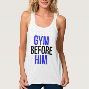 Gym Voor Hem Humor en Cool Workout Tanktop