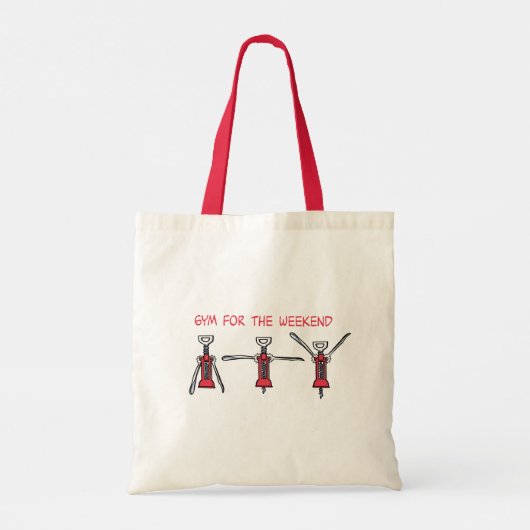 Gym voor het weekend tote bag (Achterkant)
