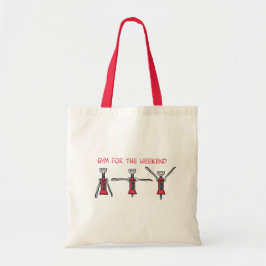 Gym voor het weekend tote bag