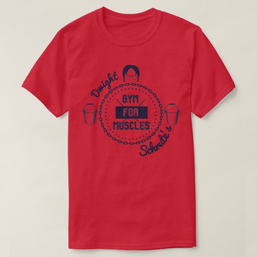Gym voor spieren t-shirt (Design voorkant)