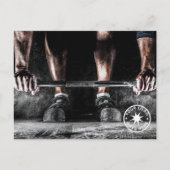 Gym voor trainer briefkaart (Voorkant)