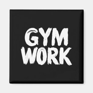 Gym Werk Bodybuilding Fitness Workout  Magneet