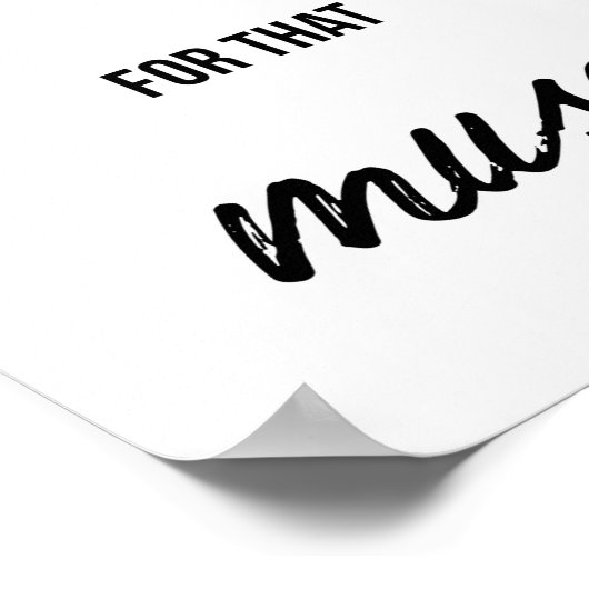 Gym, werkuitval, fitness Motivatie wanddecor Poster (Hoek)