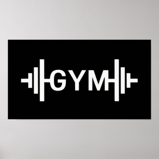 Gym Word Poster (Voorkant)
