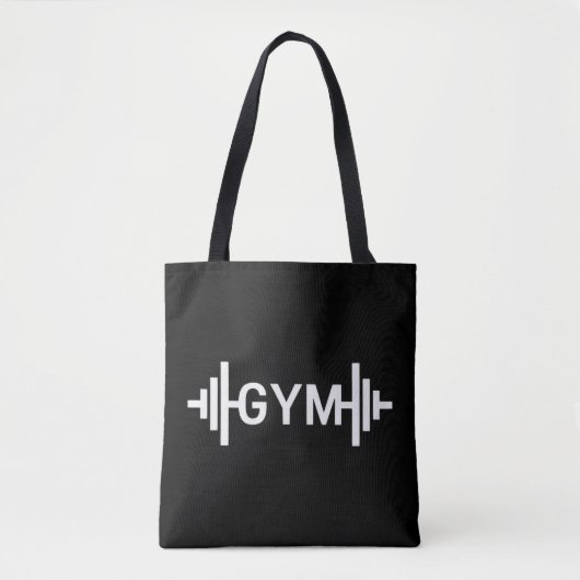 Gym Word Tote Bag (Voorkant)