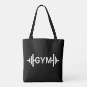 Gym Word Tote Bag (Achterkant)