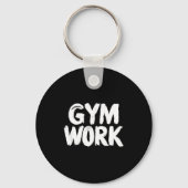 Gym Work Bodybuilding Fitness Workout  Sleutelhanger (Voorkant)