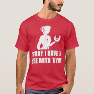Gym Workout Apparel Meisje werkt goed voor me T-shirt