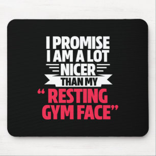Gym Workout Bodybuilding Grappig Mijn Rust Gym Gez Muismat
