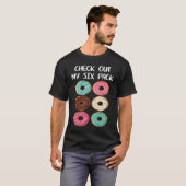 Gym Workout Check Out My Six Pack Donut T-shirt (Voorkant volledig)